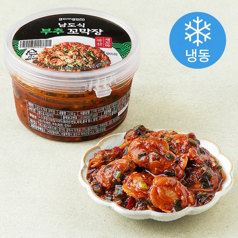 곰곰 남도식 부추 꼬막장 (냉동), 150g, 1개