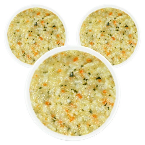 짱죽 실온이유식 9개월부터 중기 죽2, 혼합맛(연어/브로콜리), 160g, 3개