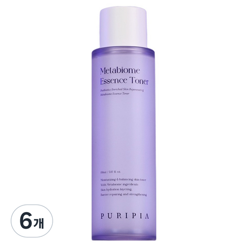 퓨리피아 유산균 탄력 에센스 토너, 150ml, 6개
