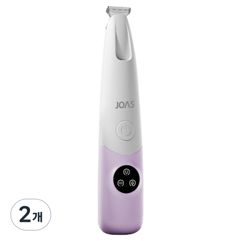 조아스 강아지 고양이 스팟 부분 이발기 JP-6910, 보라, 2개