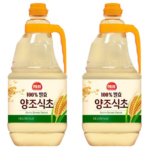 해표 양조식초, 1.8L, 2개