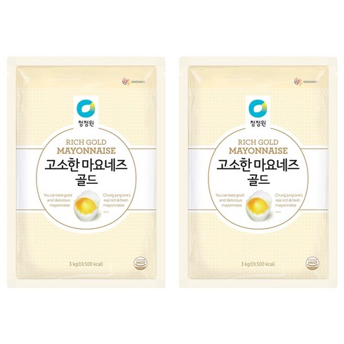 대상 고소한 마요네즈 골드, 3kg, 2개