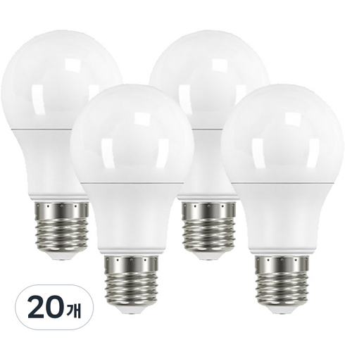 오스람 LED 램프 플리커프리 10.5W, 주광색, 20개