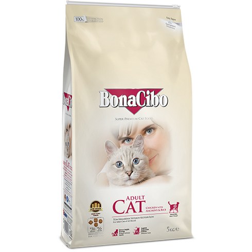 보나시보 어덜트 고양이 건식사료, 닭, 5kg, 1개