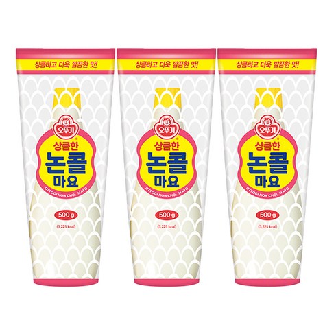 [오뚜기] 논콜 마요네즈, 500g, 3개