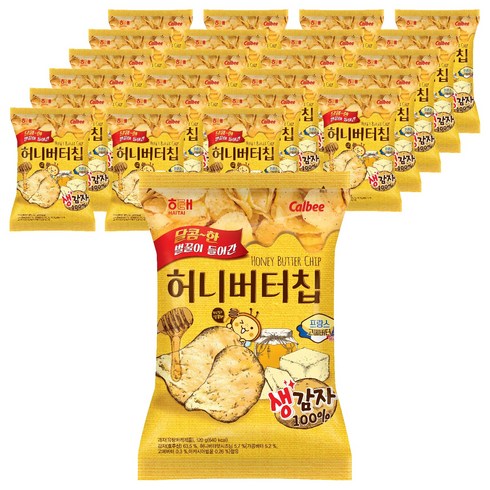 해태제과 허니버터칩, 120g, 24개