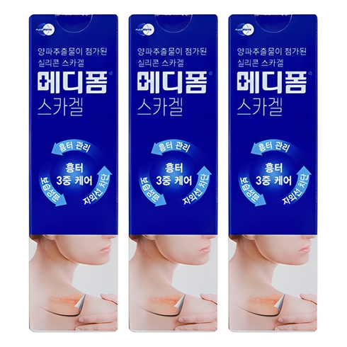 메디폼 스카겔 연고, 3개, 12g