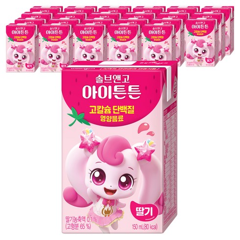 솔브앤고 아이튼튼 딸기, 150ml, 24개