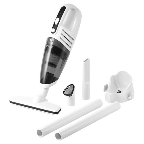 보만 차량 가정용 핸디형 무선청소기, 화이트, VC7210PL