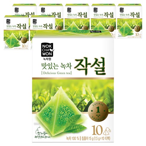 녹차원 맛있는 녹차 작설, 1.5g, 10개입, 8개