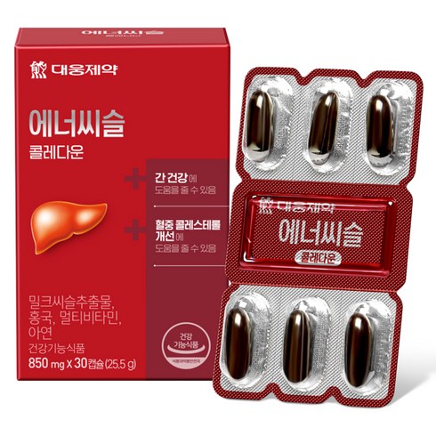 에너씨슬 콜레다운 밀크시슬, 30정, 1개