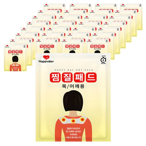 해피데이 부착형 핫팩 60g, 30개