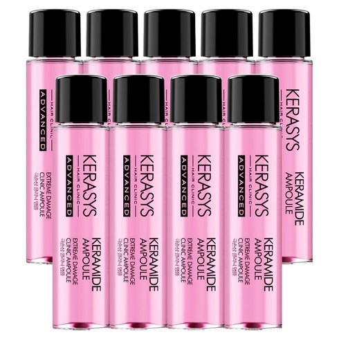 케라시스 케라마이드 극손상 클리닉 앰플 9p 세트, 10ml, 9개