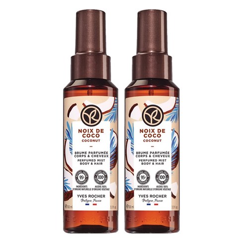 이브로쉐 퍼퓸드 바디 & 헤어 미스트 코코넛향, 100ml, 2개