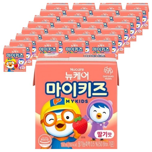 마이키즈 정품 딸기맛, 72개, 150ml