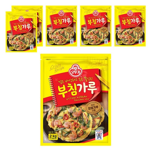 오뚜기 부침가루, 2kg, 6개