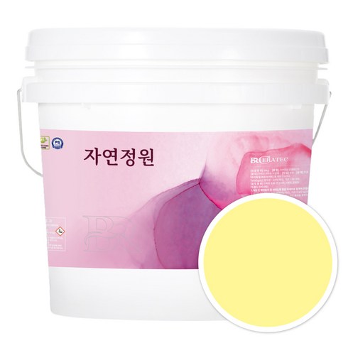 자연정원 결로방지 페인트, 레몬옐로우, 18kg, 1개