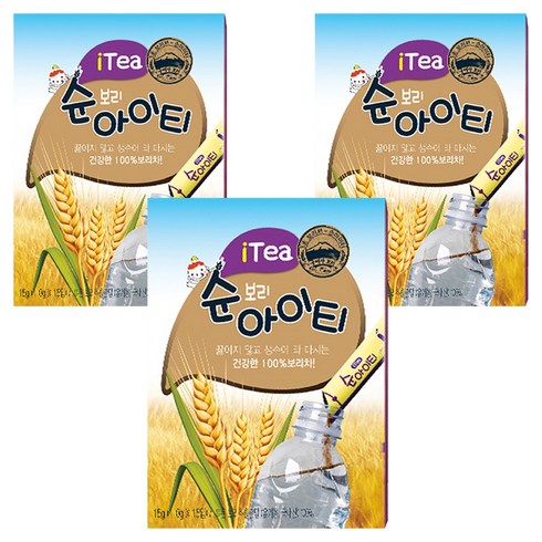 아이티 보리 순 분말 스틱, 1g, 15개입, 3개