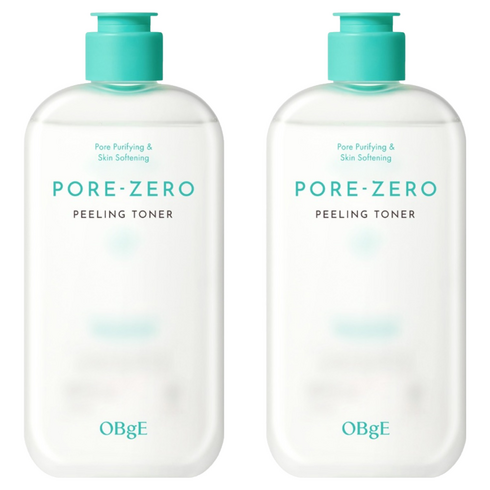 OBge 포어 제로 필링 토너, 310ml, 2개