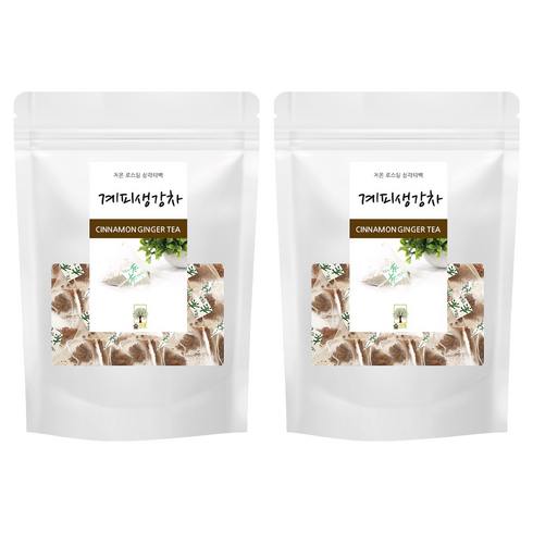 숲으로허브 계피생강차 삼각티백, 1.2g, 100개입, 2개