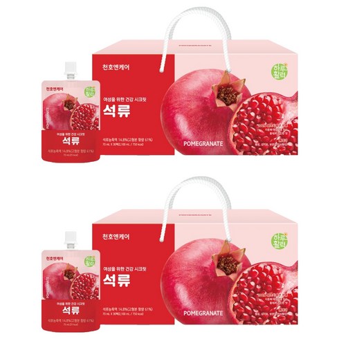 하루활력 석류즙, 2.1L, 60개