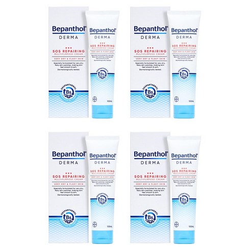 비판톨 더마 멀티 퍼포즈 크림, 4개, 100ml