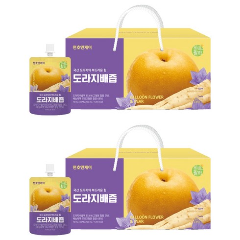 하루활력 도라지배즙, 70ml, 60개