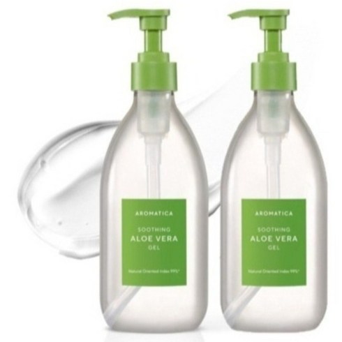 아로마티카 수딩 알로에 베라 젤, 500ml, 2개