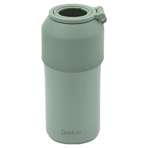 캔 홀더 아이스 쿨러 500ml, 파스텔그린, 1개