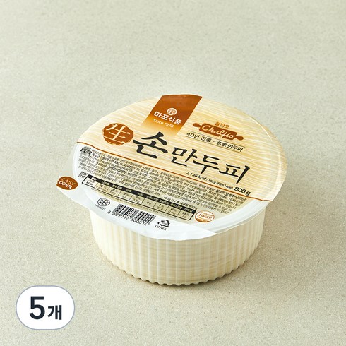 마포식품 생 손만두피 50장, 800g, 5개