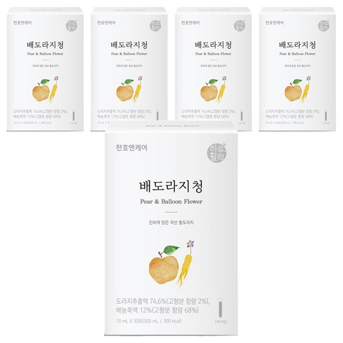 하루활력 배도라지청, 300ml, 5개