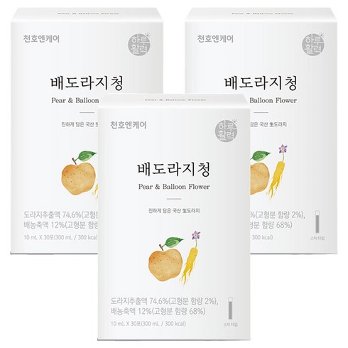 하루활력 배도라지청, 300ml, 3개