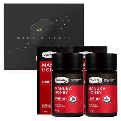 콤비타 UMF15+마누카꿀 더블세트, 250g, 2개