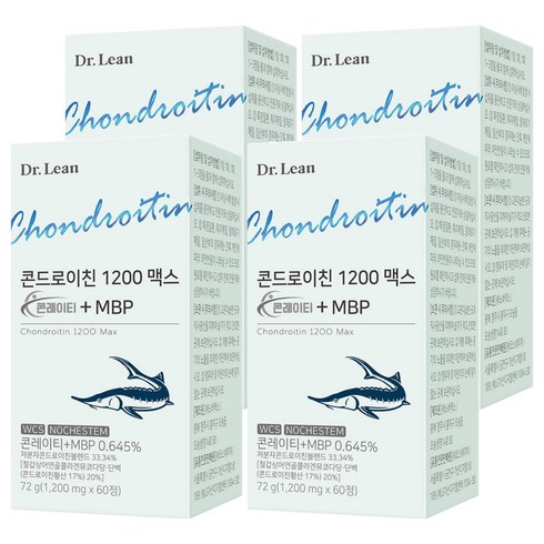 닥터린 콘드로이친 1200 맥스, 60정, 4개