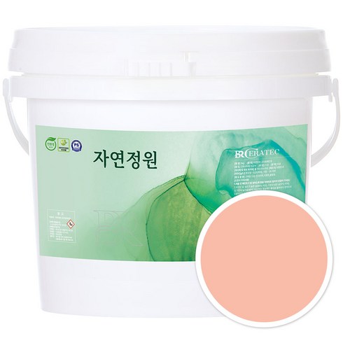 자연정원 친환경 셀프 벽지 규조토 황토 베란다 가구 결로방지 페인트, BR008코랄핑크, 5kg, 1개
