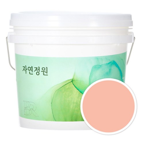 자연정원 친환경 셀프 벽지 페인트 규조토 황토 곰팡이 결로방지, 코랄핑크, 18L, 1개