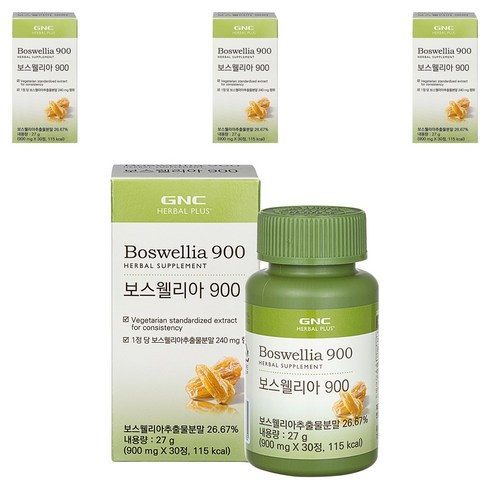 GNC 보스웰리아 900, 30정, 4개