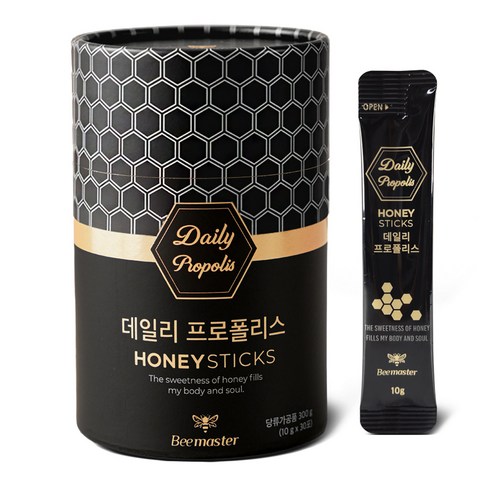 비마스터 데일리 프로폴리스 혼합 꿀스틱 30p, 300g, 1개