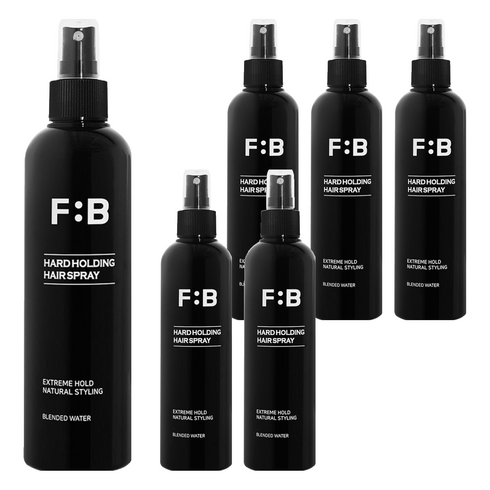포뷰트 하드 홀딩 헤어 스프레이, 250ml, 6개