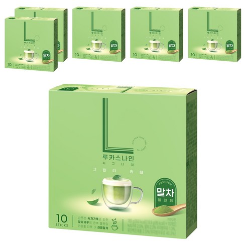 루카스나인 시그니처 그린티라떼, 18.9g, 10개입, 6개