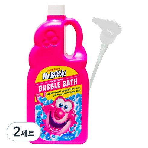 미스터버블 오리지널 버블바스 1060ml + 펌프 세트, 2세트, 1.06L