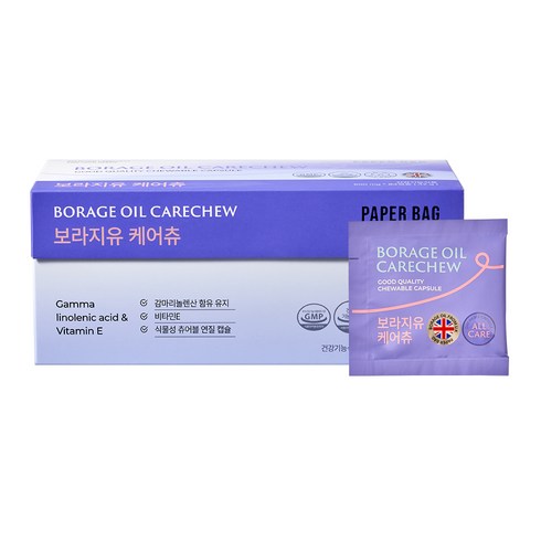 페이퍼백 보라지유 케어츄 42g, 1개, 84정