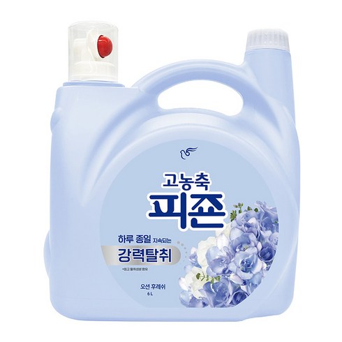 피죤 고농축 강력탈취 오리지널 섬유유연제 오션 후레쉬향 본품, 6L, 1개