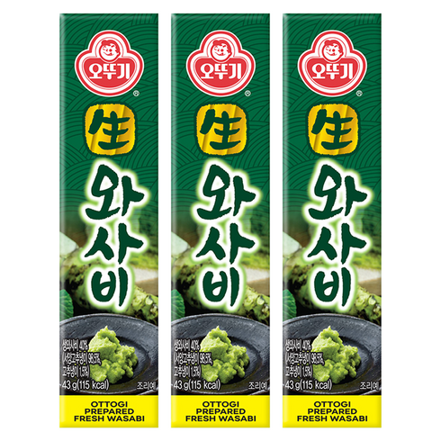 오뚜기 생와사비, 43g, 3개