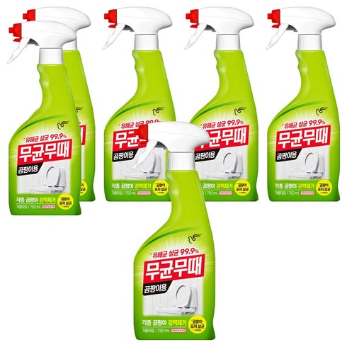 무균무때 곰팡이용 세정제, 750ml, 6개