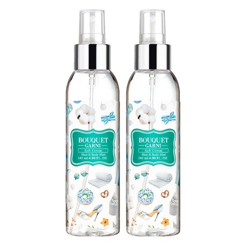 부케가르니 바디미스트 소프트코튼, 2개, 145ml