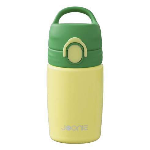 주니 원터치 스테인레스 텀블러 입모아컵, 240ml, 1개, 그린
