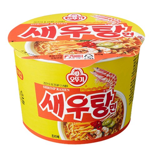 오뚜기 새우탕 컵라면, 1개