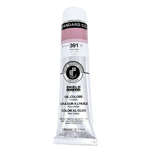 쉴드 스탠다드 유화물감 전문가용 391 ROSE GREY, 180ml, 1색