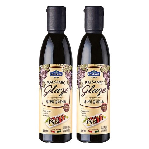 폰타나 모데나 발사믹 글레이즈, 250ml, 2개